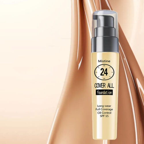 Thai Mistine 24-Hours Cover All Foundation Full Coverage Oil Control